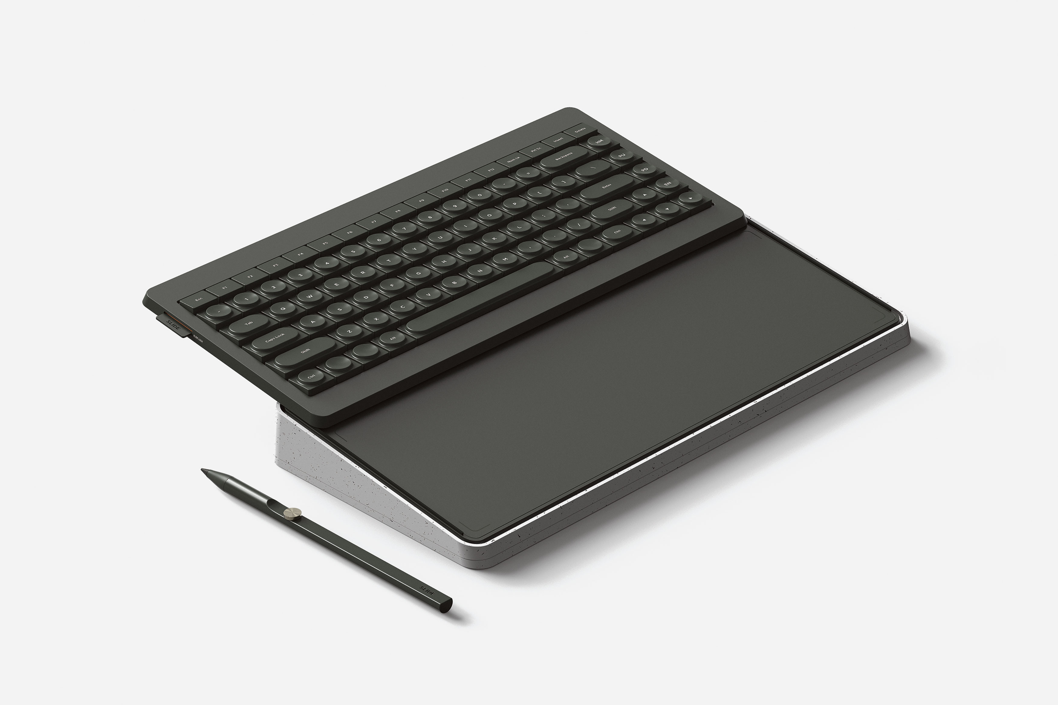 2020 red dot design concept award，Slide，keyboard，parts，