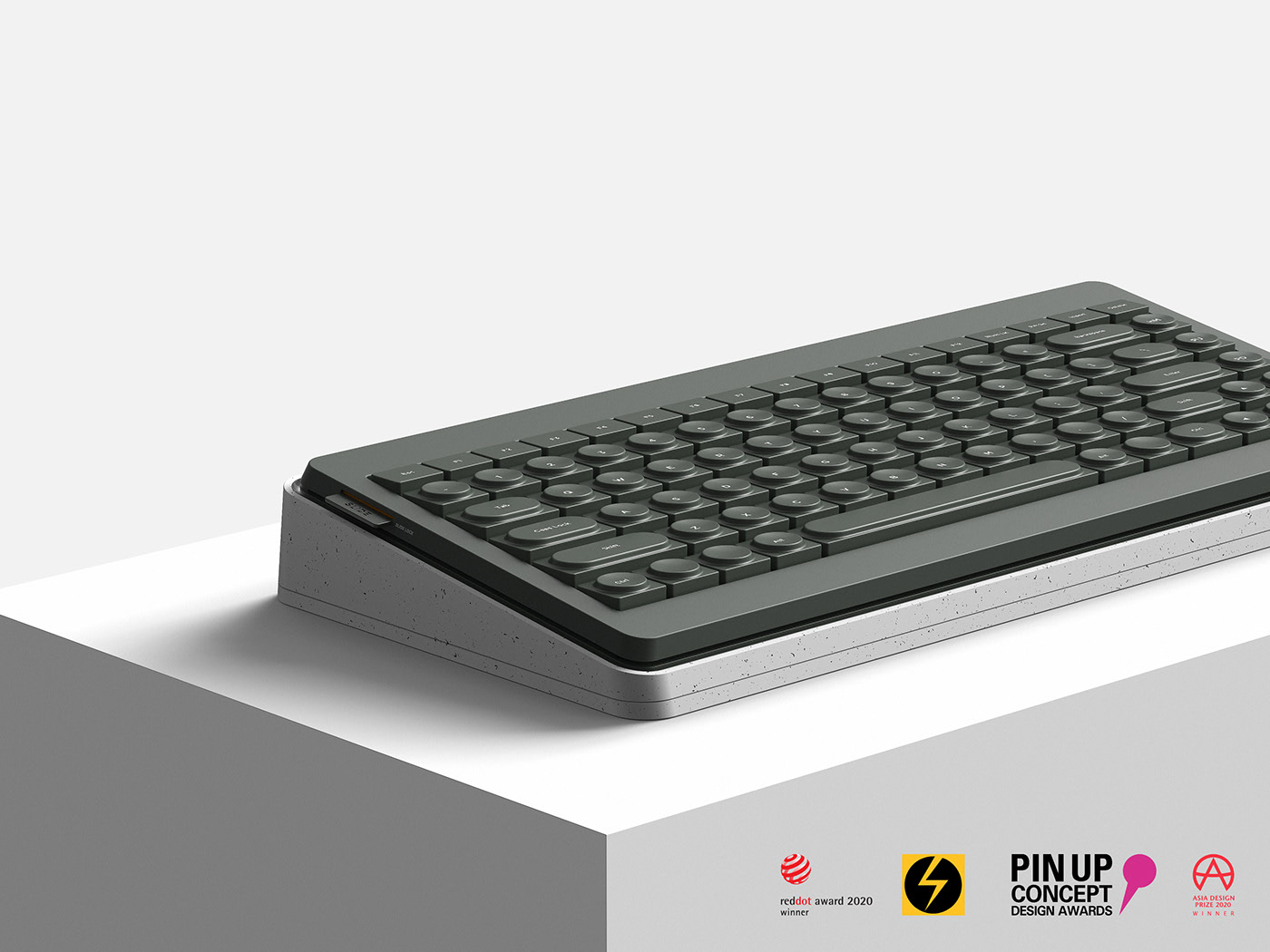 2020 red dot design concept award，Slide，keyboard，parts，