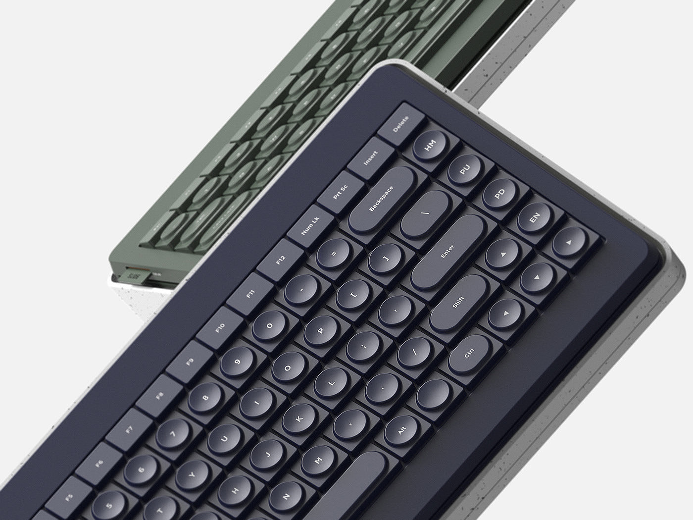2020 red dot design concept award，Slide，keyboard，parts，