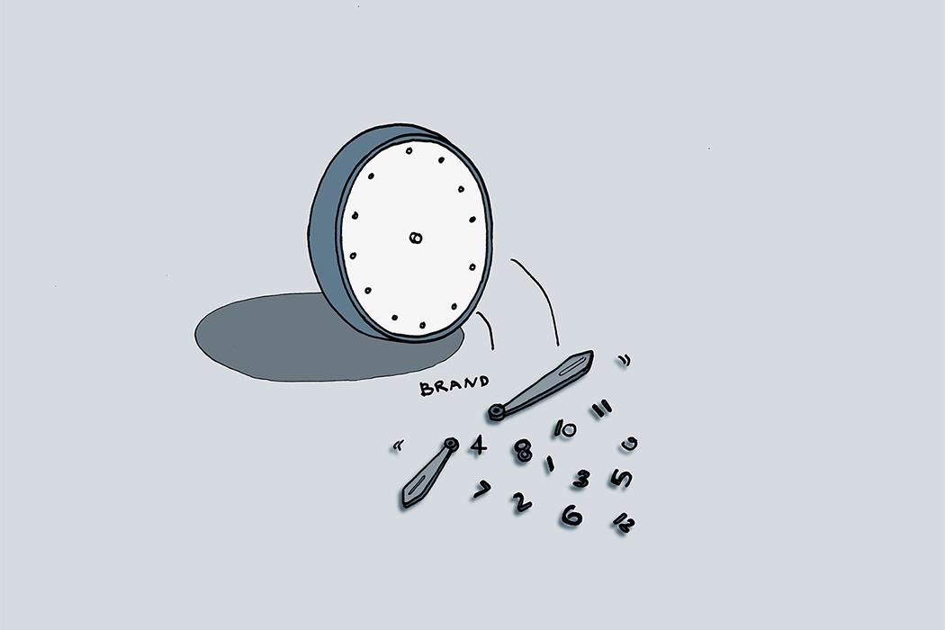 Mini wristwatch，Minimalism，Concept table，