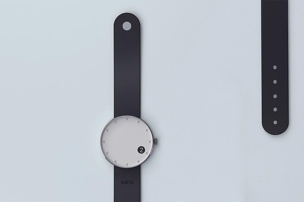 Mini wristwatch，Minimalism，Concept table，