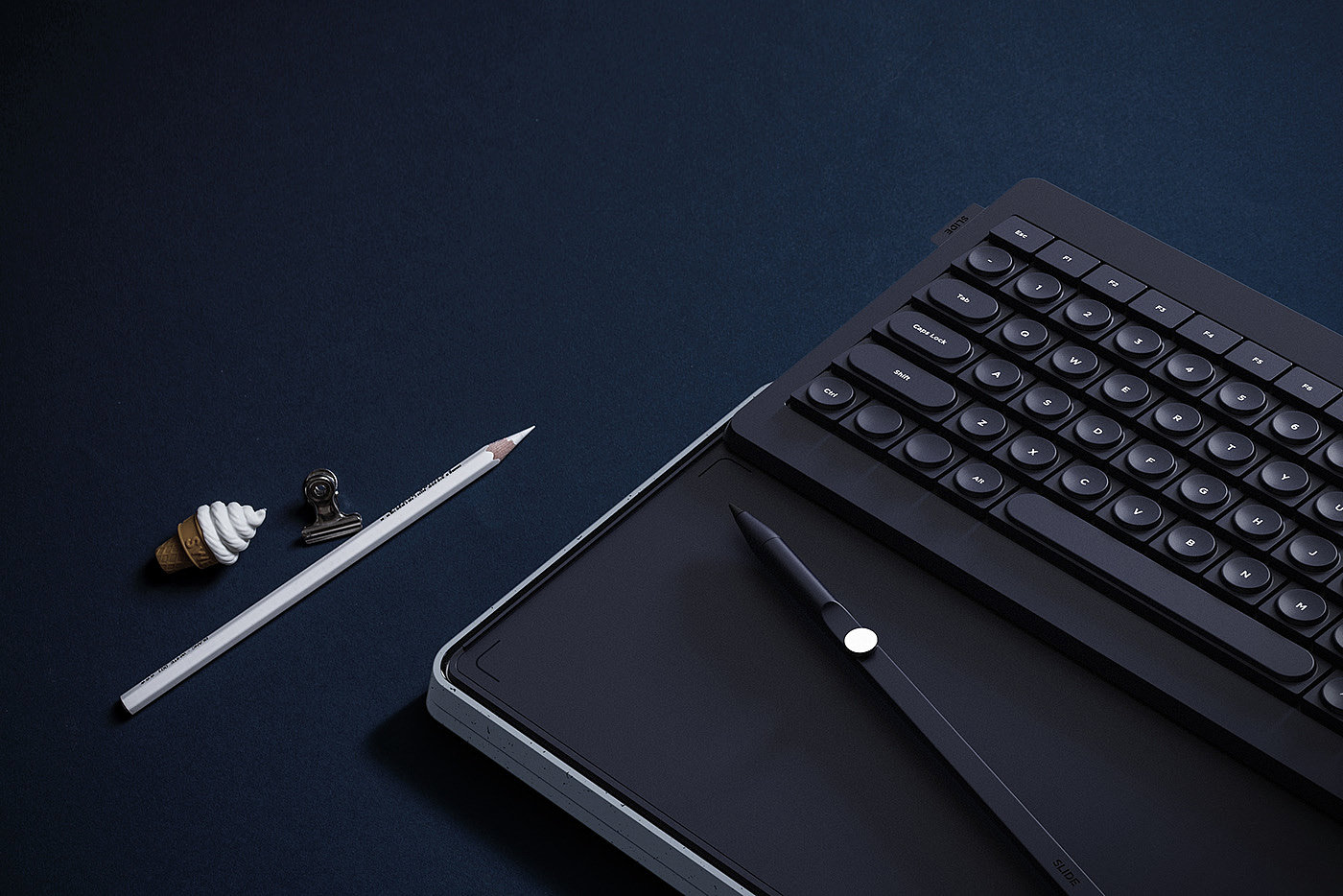2020 red dot design concept award，Slide，keyboard，parts，