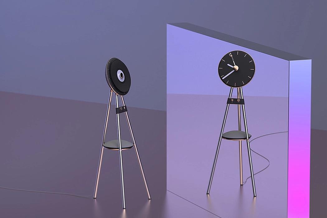 Clock，Record player，Dual function，