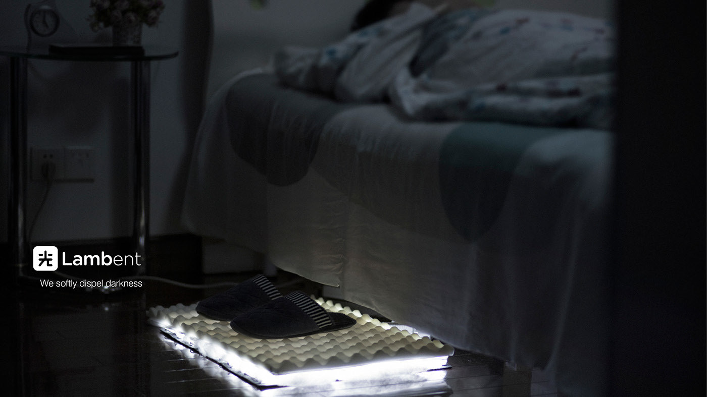 Luminous carpet，carpet，Night lamps，industrial design，Soft light，