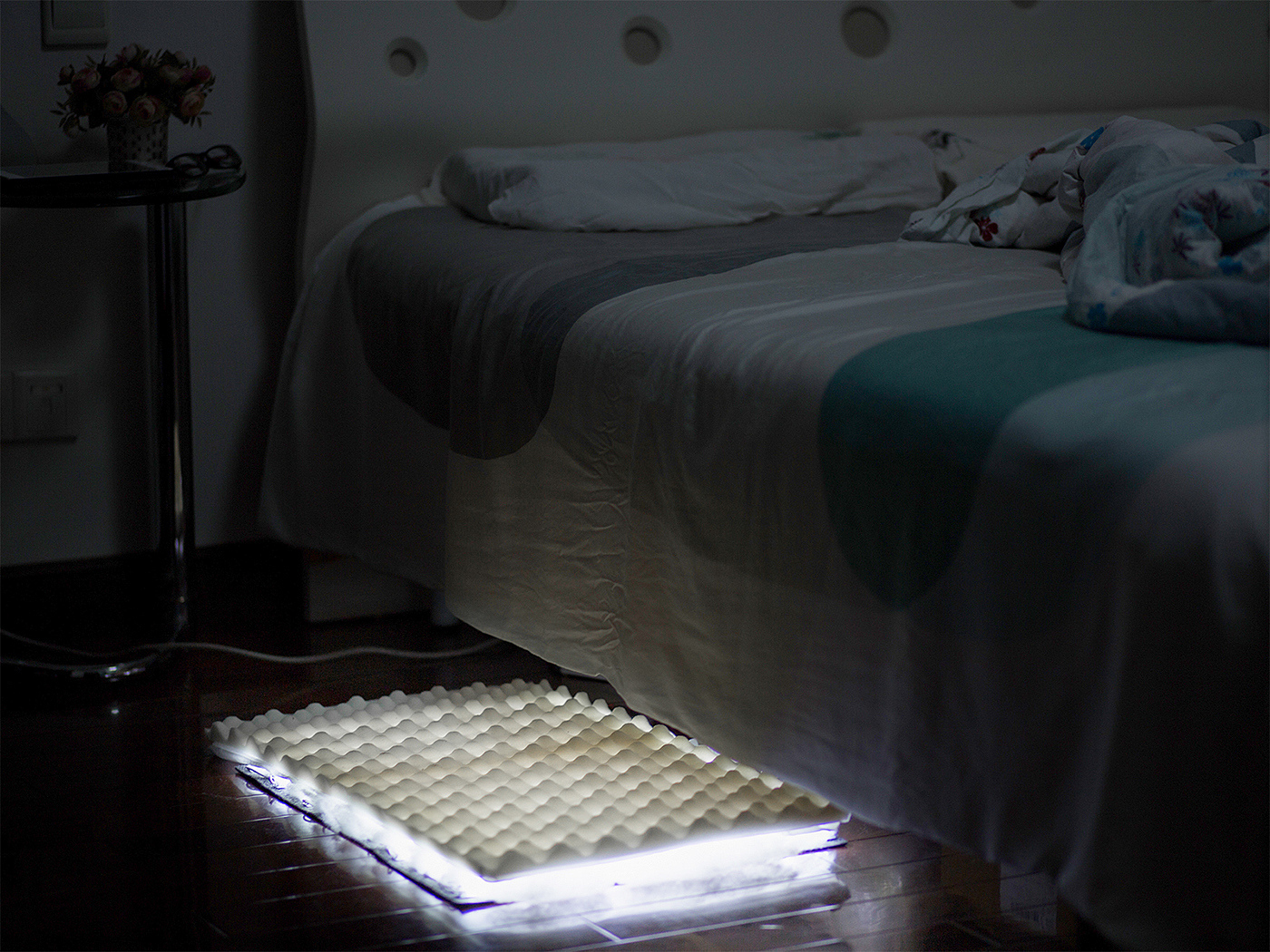 Luminous carpet，carpet，Night lamps，industrial design，Soft light，