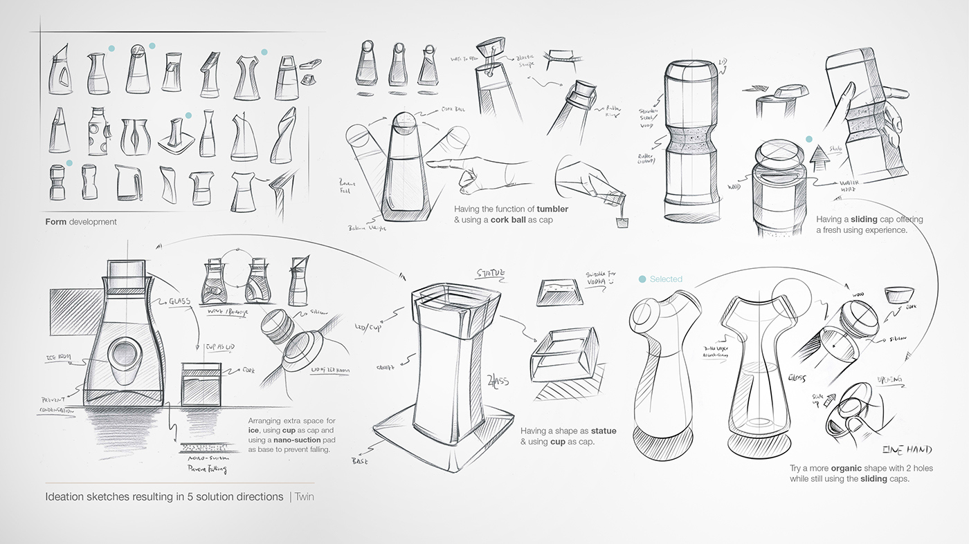Another birth，Water cup，convenient，Two side function，industrial design，product design，