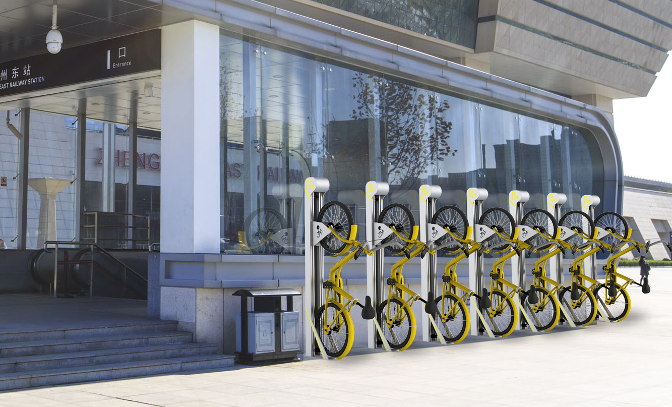 Station, bike sharing, parking，