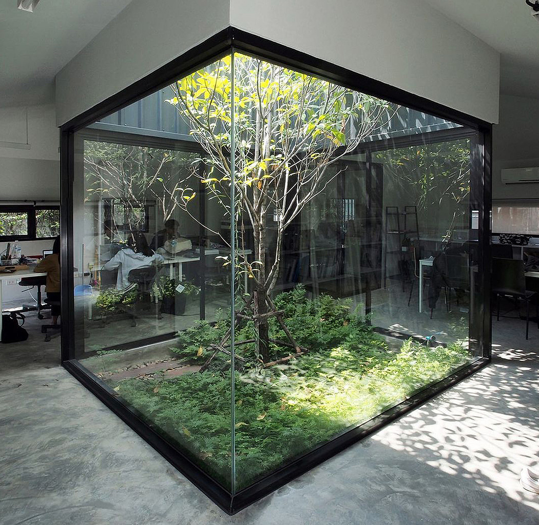 Architectural design，Indoor garden，natural，Indoor garden and sky，Studio CORE，