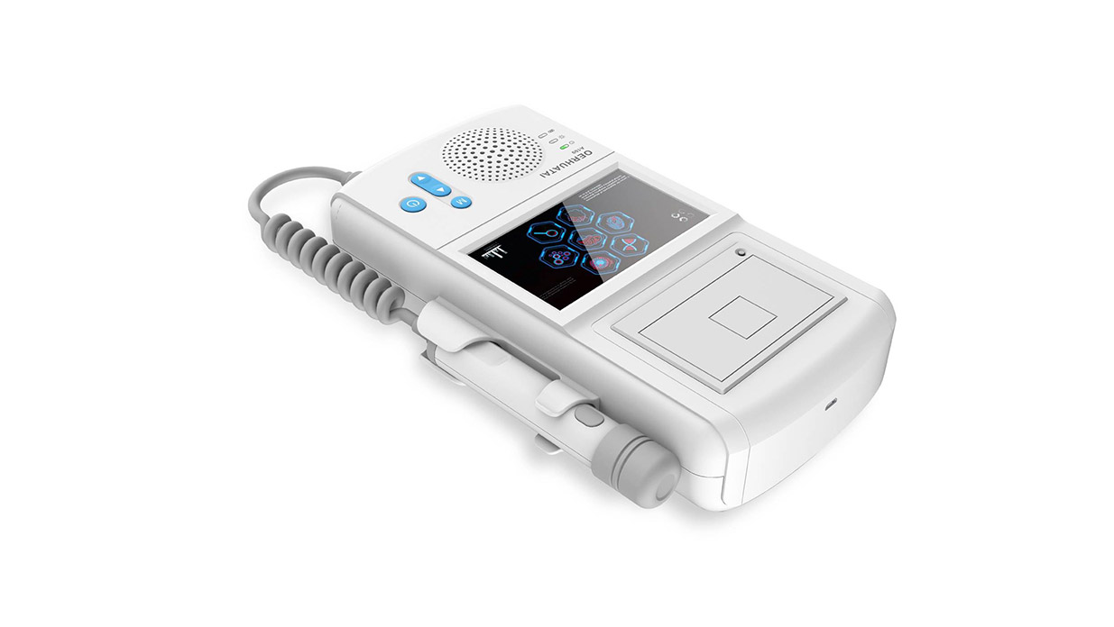 Design of Doppler blood flow analyzer，Design of blood flow analyzer，product design，