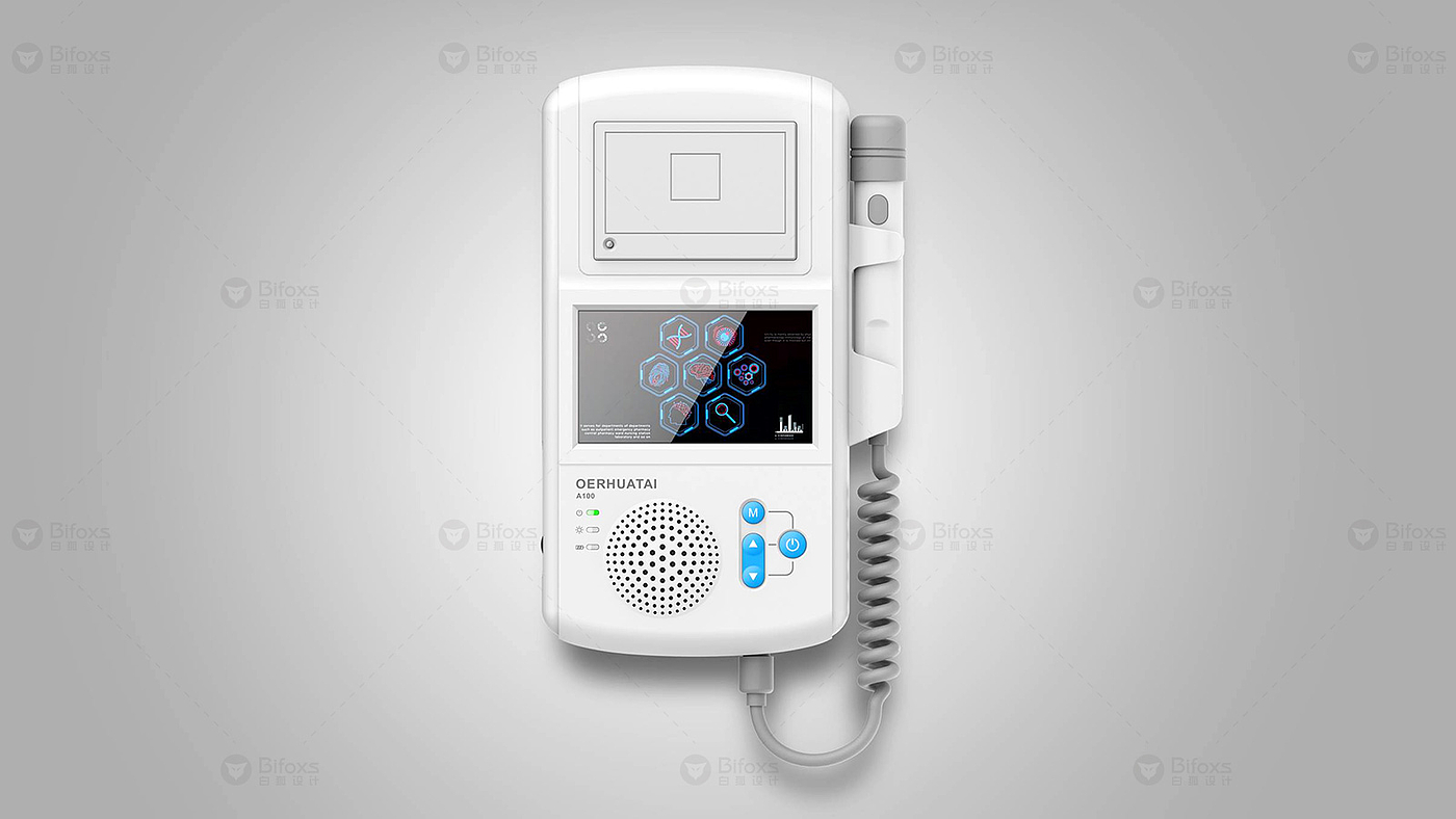 Design of Doppler blood flow analyzer，Design of blood flow analyzer，product design，