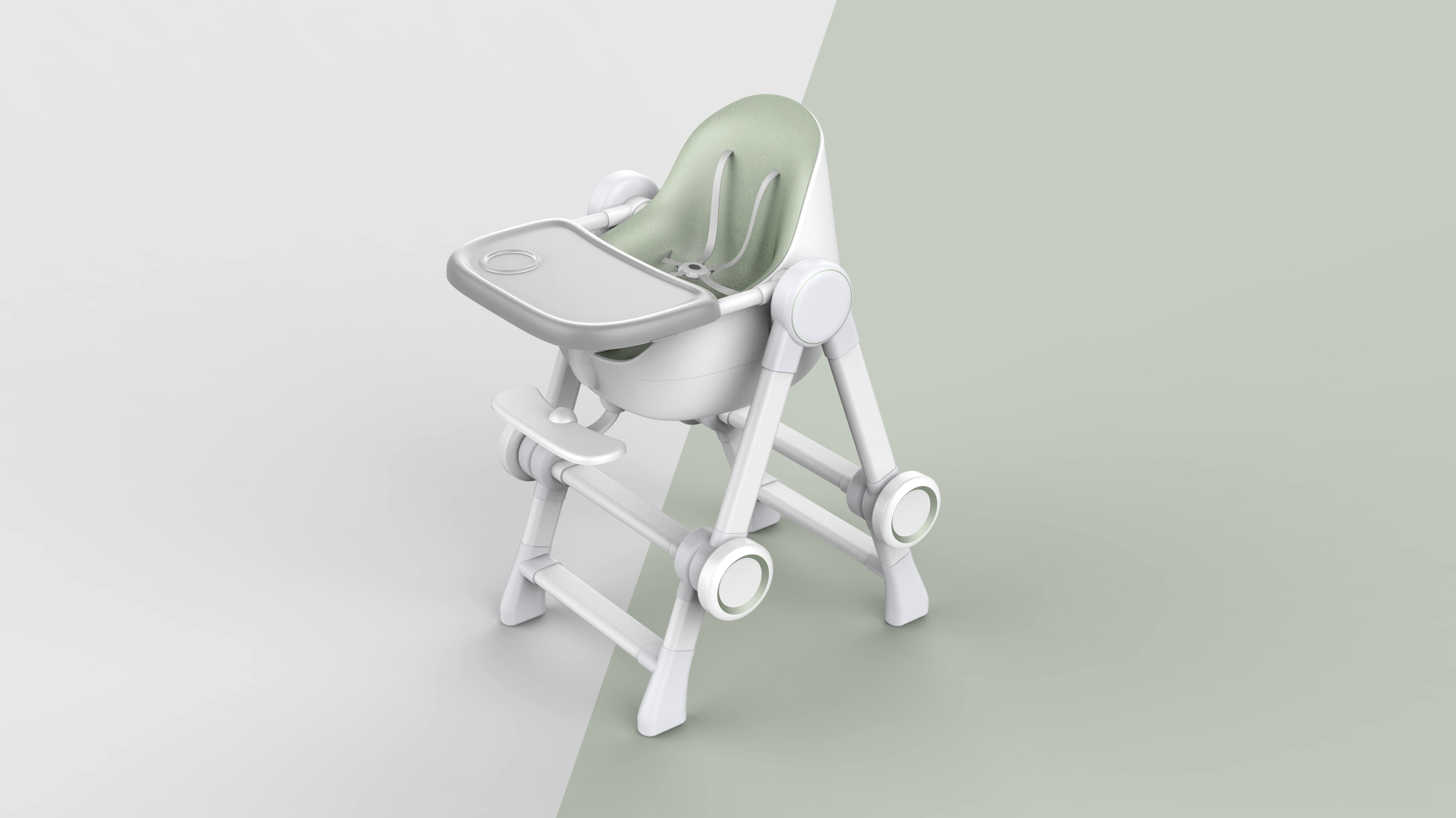 Children's dining chair design，