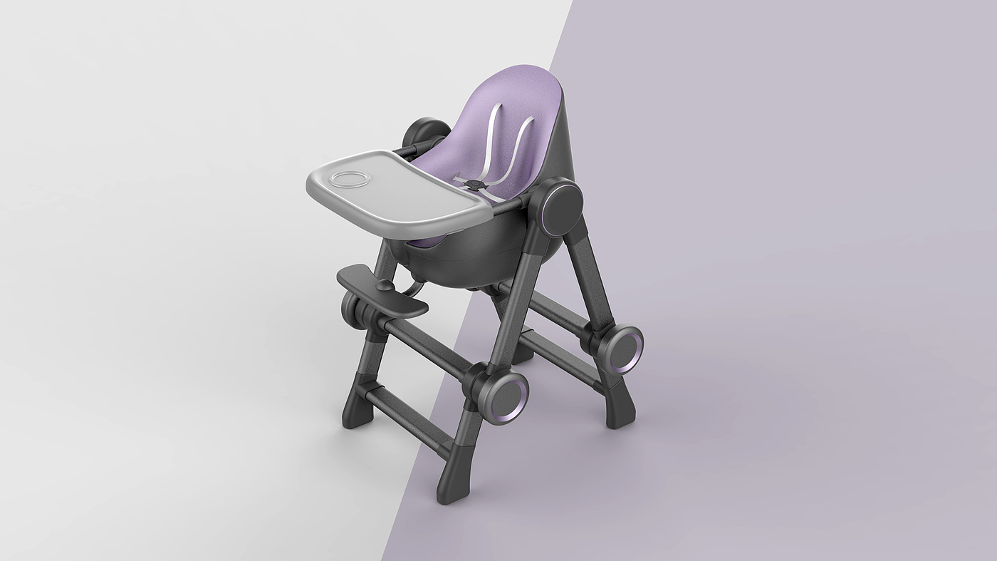 Children's dining chair design，
