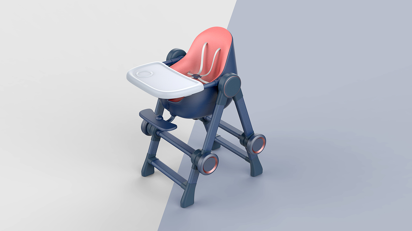 Children's dining chair design，