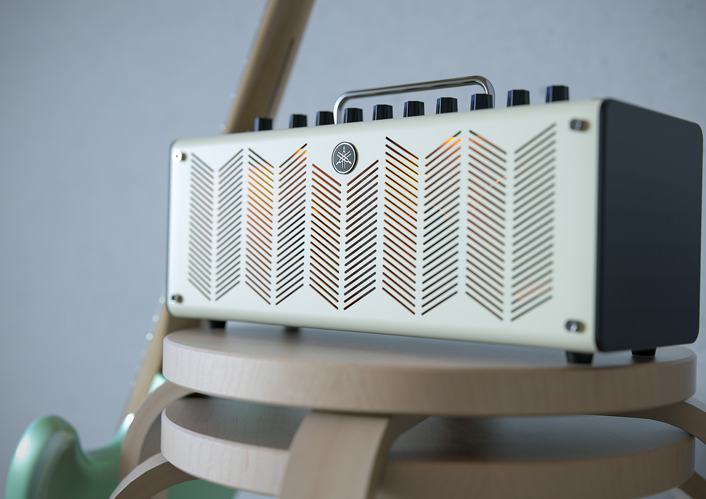 Guitar speaker，Yamaha，industrial design，Speaker design，