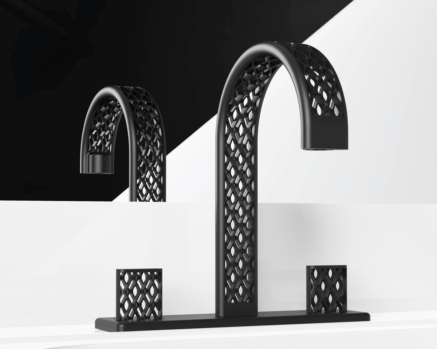 water tap，3D printing，complex，Art，