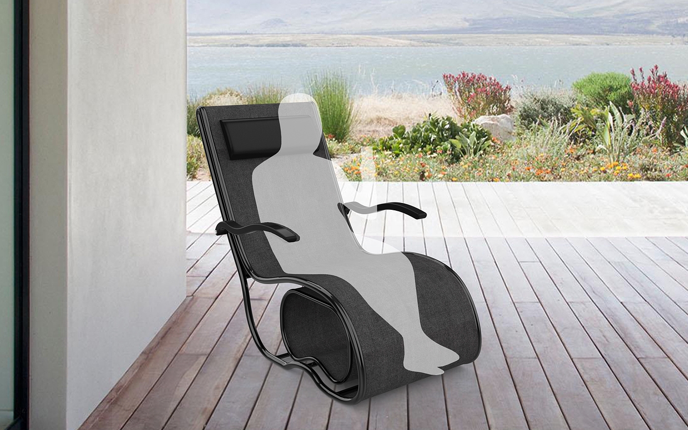 deck chair，Outdoor furniture，leisure time，