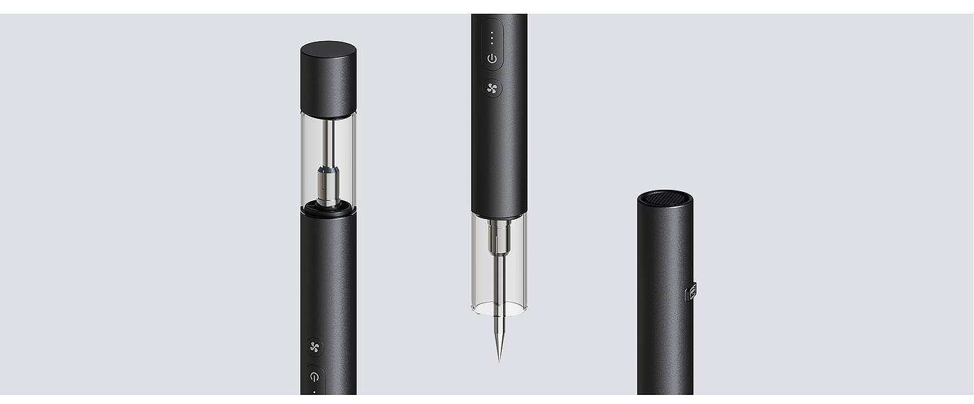 2020 red dot design concept award，Electric welding pen，Smoke Purification，