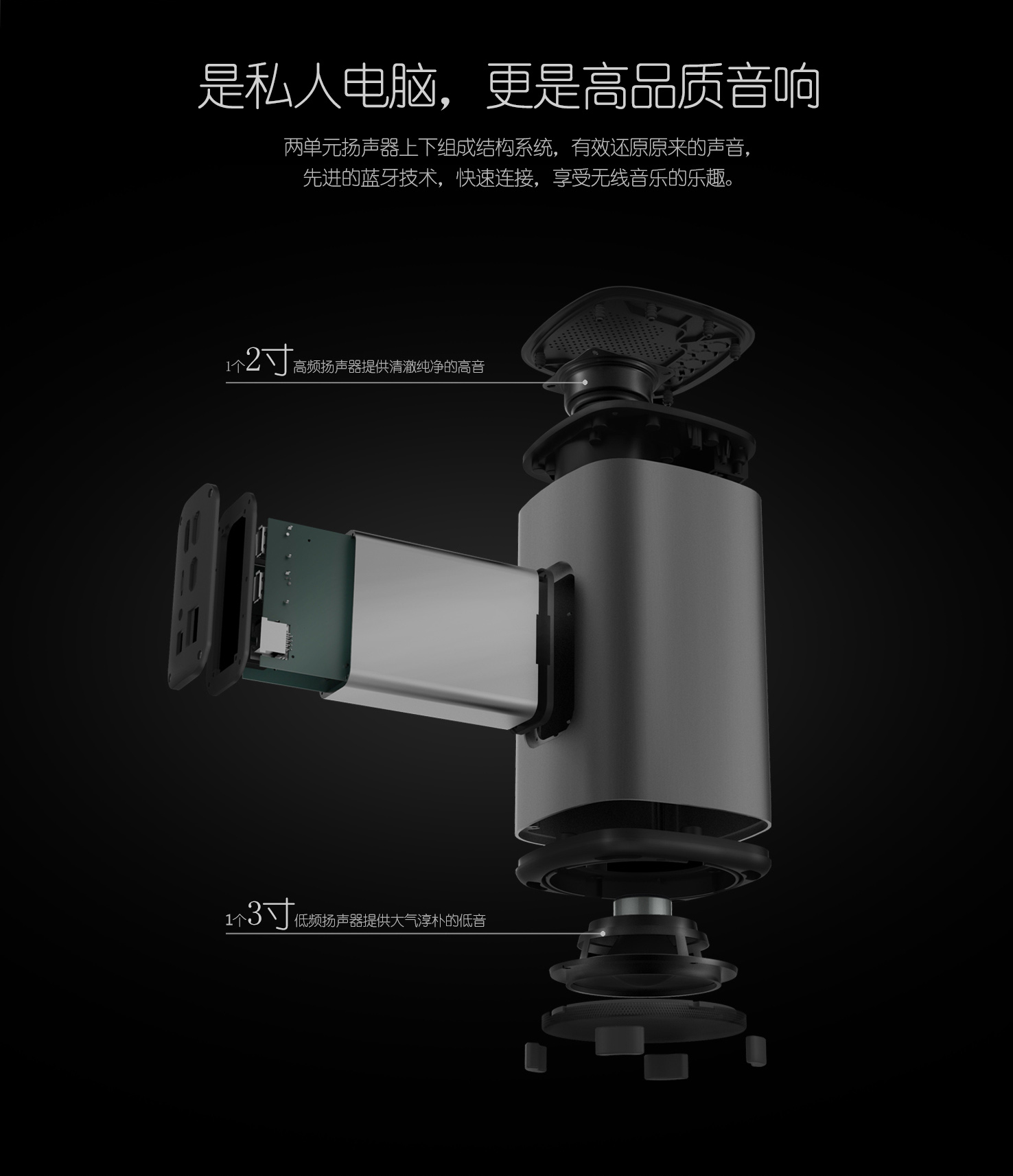 Computer host，Bluetooth Speaker ，electronic product，