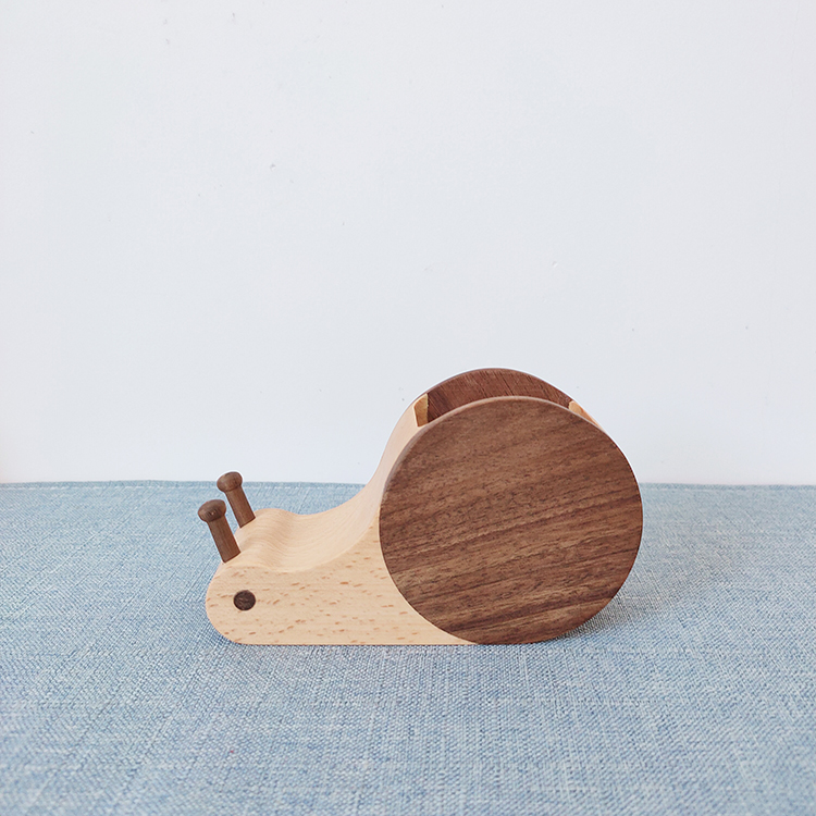 animal，snail，Office Supplies，Beech + walnut，
