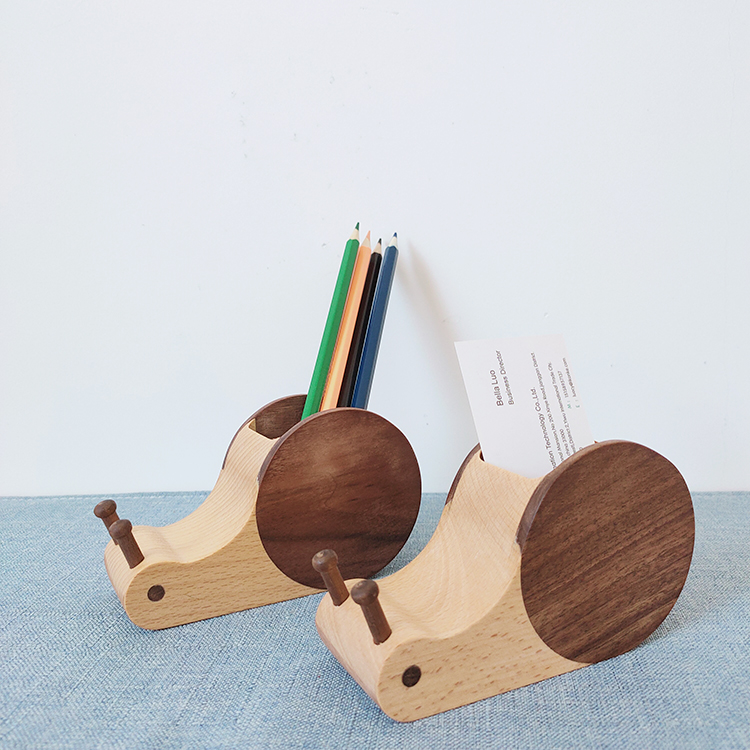animal，snail，Office Supplies，Beech + walnut，