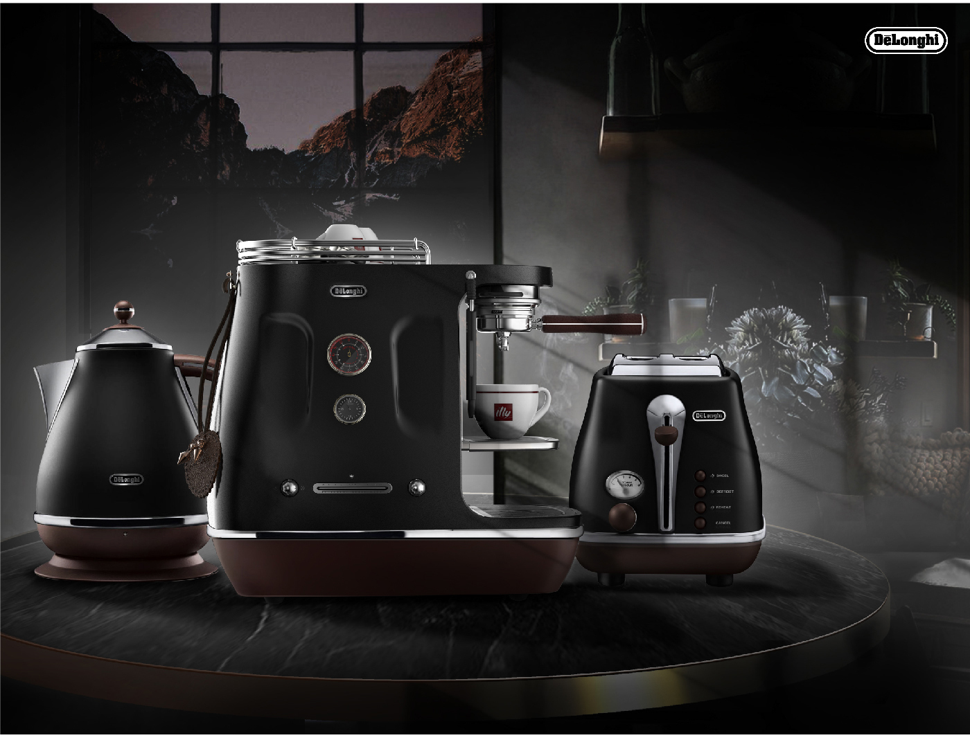 Household appliances，Coffee machine，Fashionable and beautiful，industrial design，