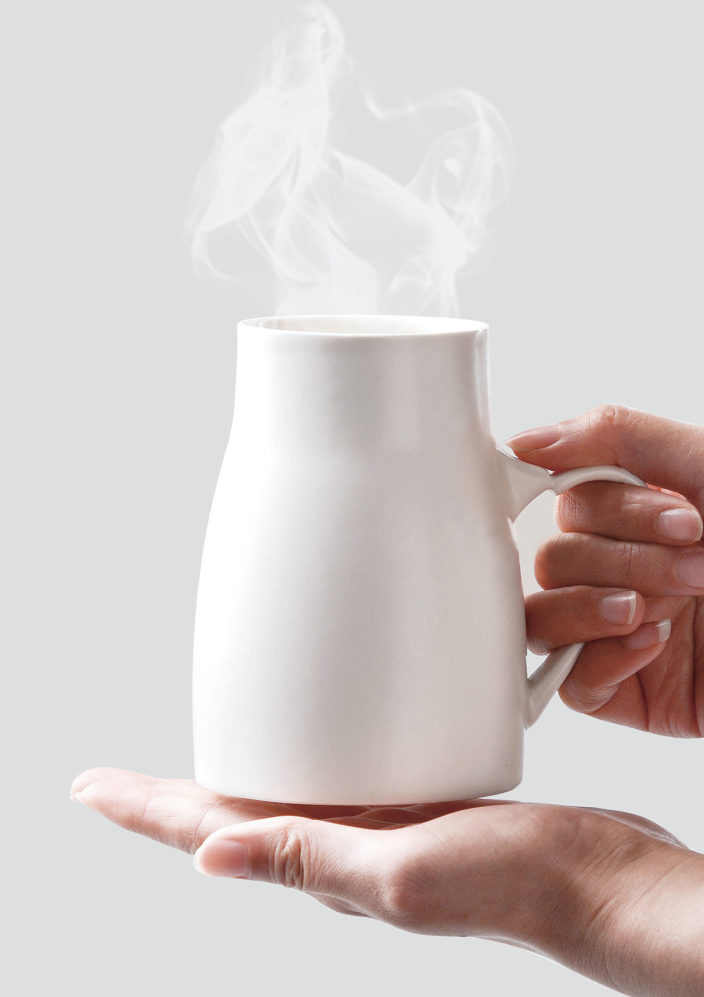 2020 red dot design concept award，Mug，ceramics，Water cup，Perceived temperature，