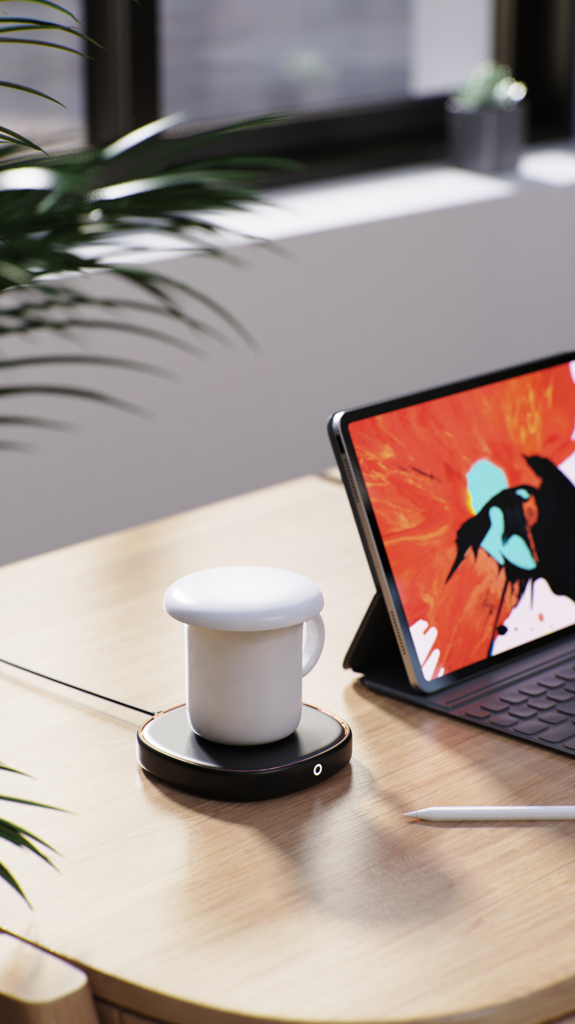 Thermostatic coaster，