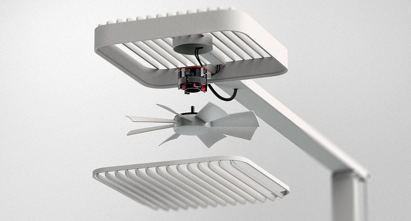branch，electric fan，Home appliance design，industrial design，