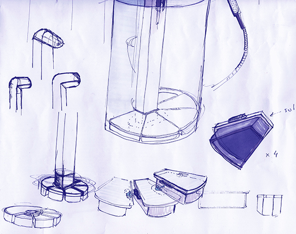 meet an emergency，disaster relief，simple，Bath，industrial design，