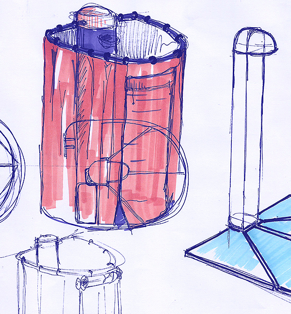meet an emergency，disaster relief，simple，Bath，industrial design，