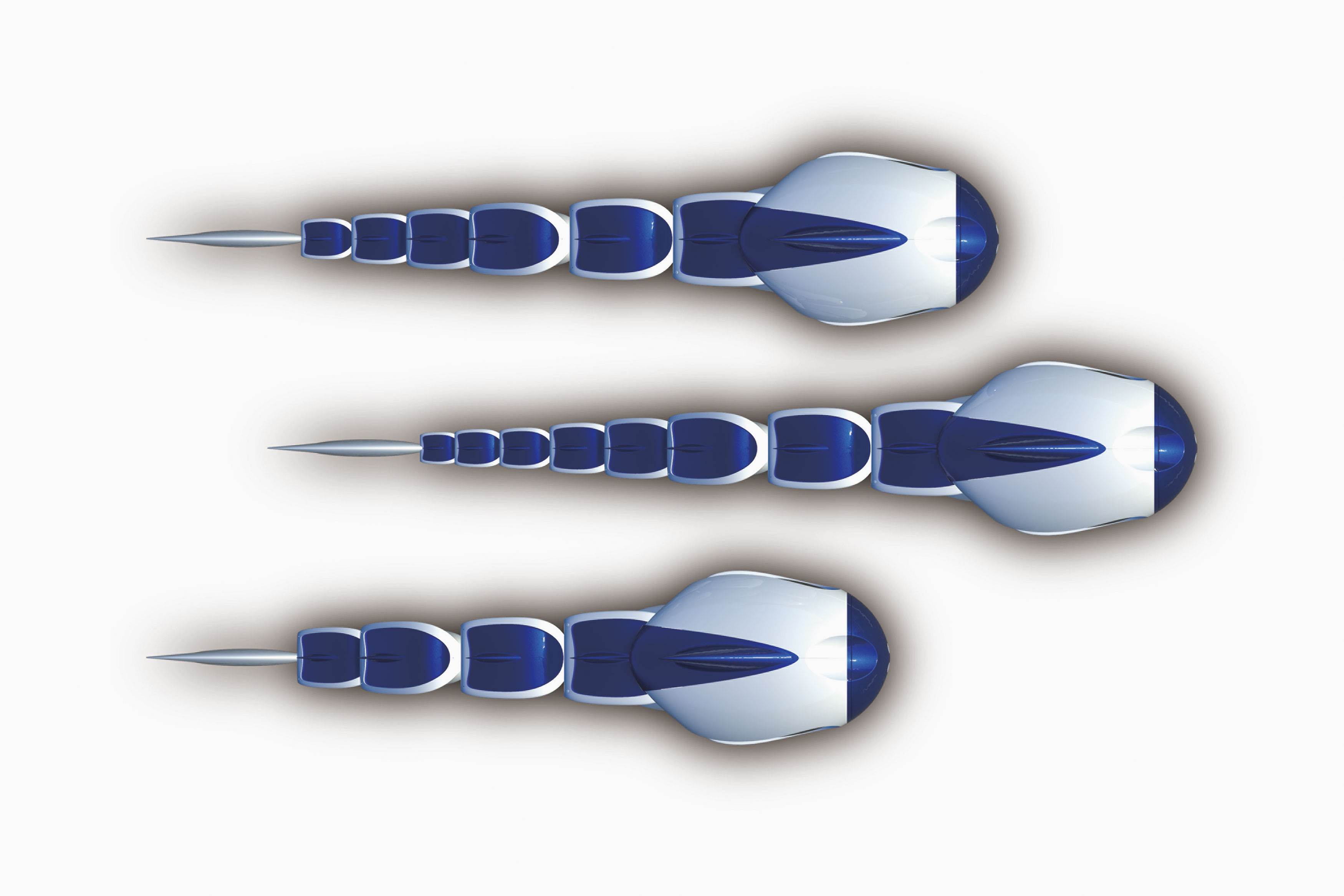 2020 red dot design concept award，Bionic positioning fish，app，gps，intelligence，