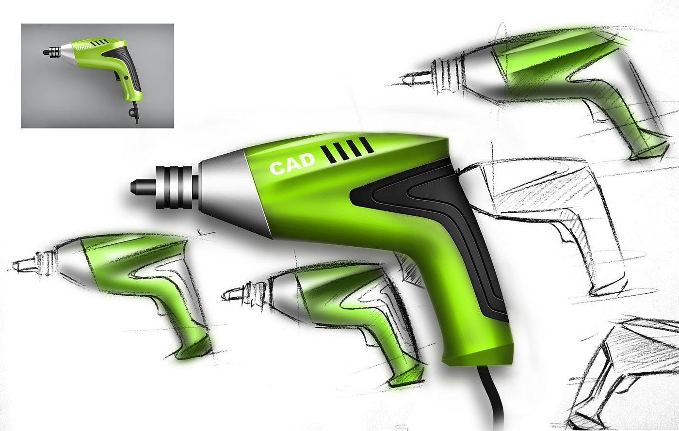 simple and easy，Electric drill，Tool design，