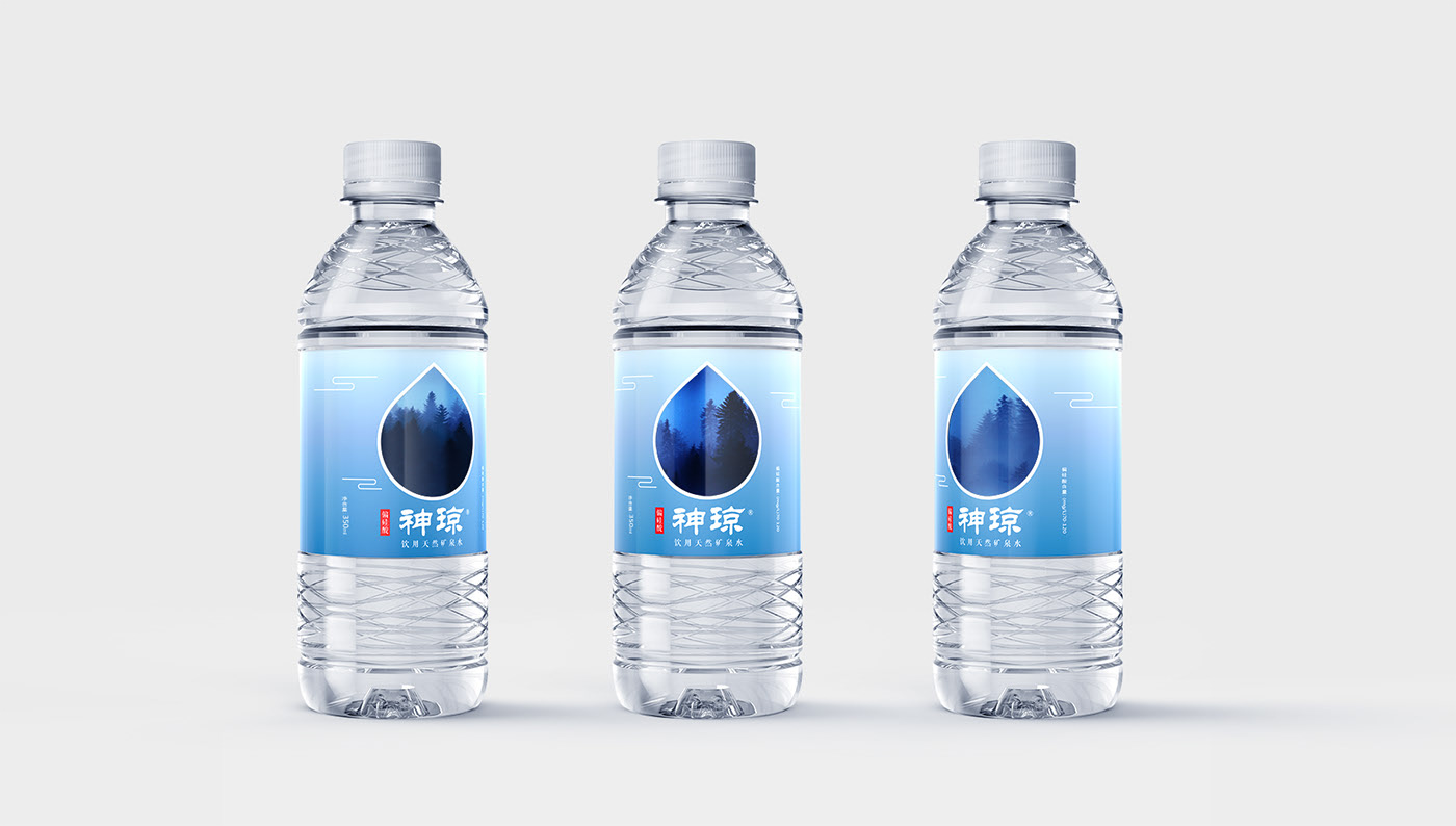 Mineral water packaging design，
