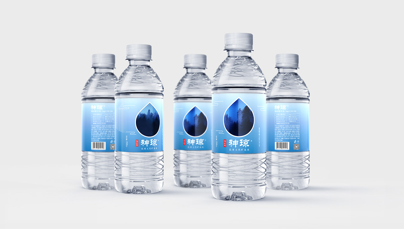 Mineral water packaging design，