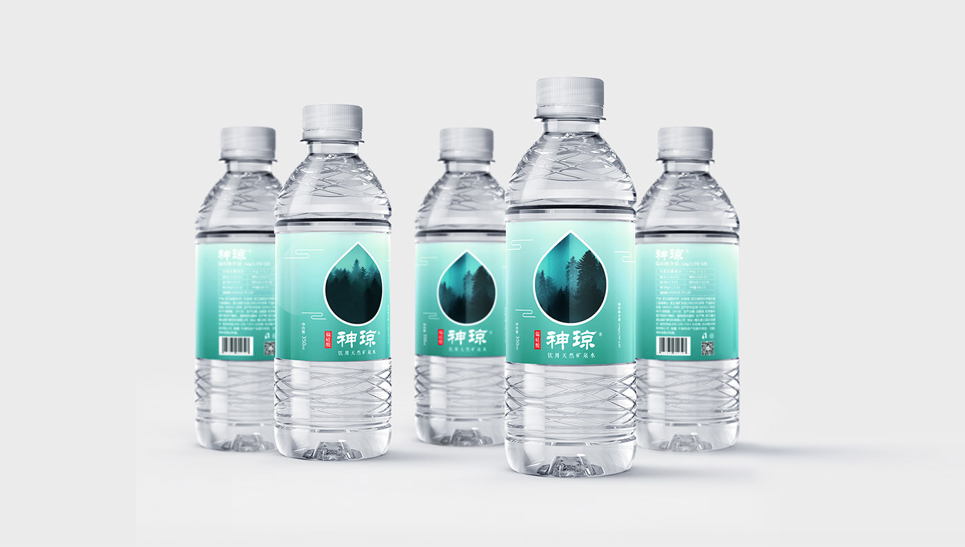 Mineral water packaging design，