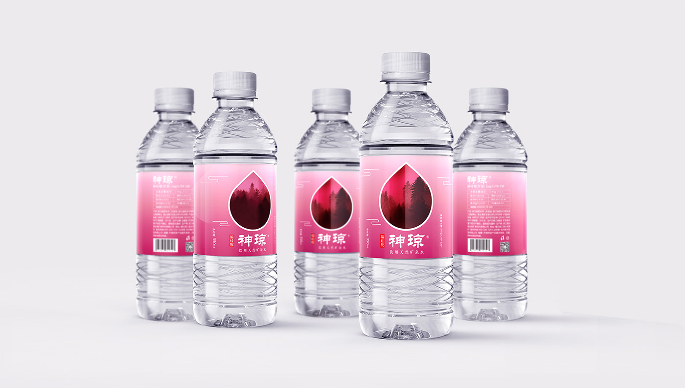 Mineral water packaging design，
