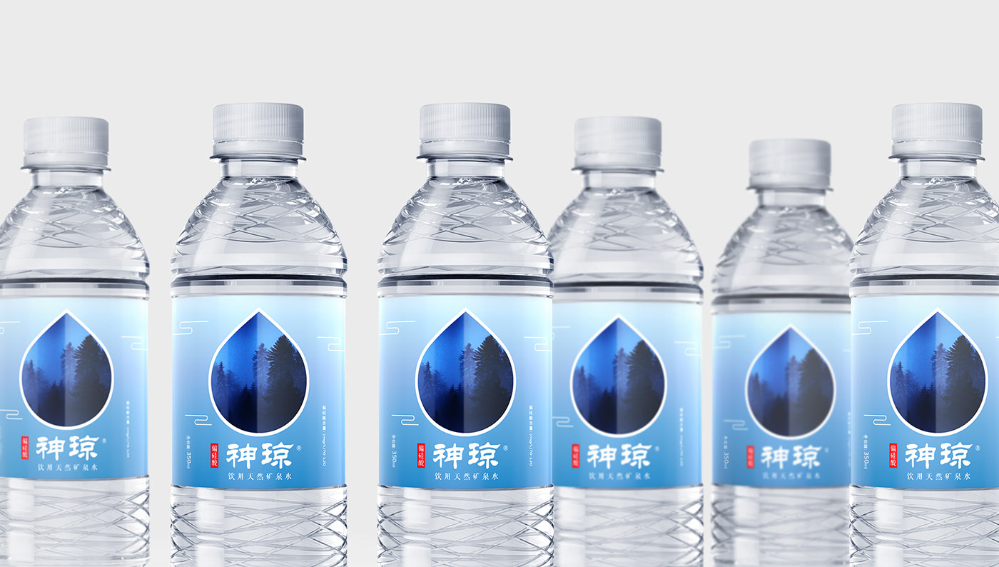 Mineral water packaging design，
