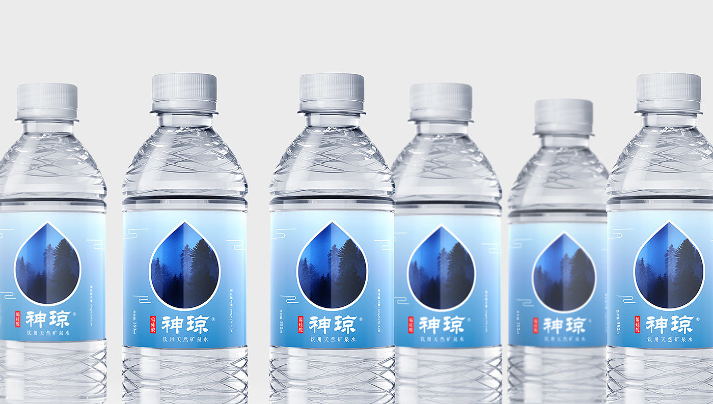 Mineral water packaging design，