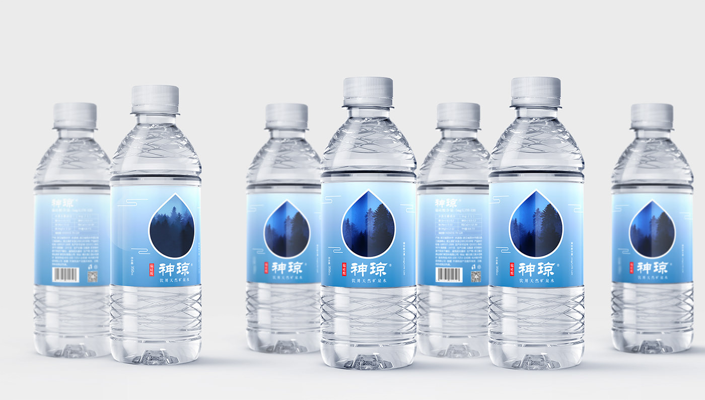 Mineral water packaging design，