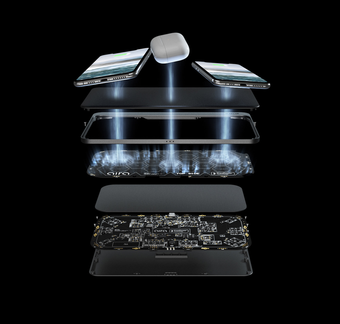 nomad，wireless charger ，Position freedom，Easy charging，