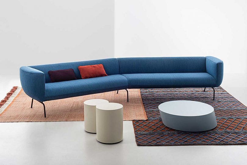 Combined sofa bed，LucidiPevere，Modular seat system，