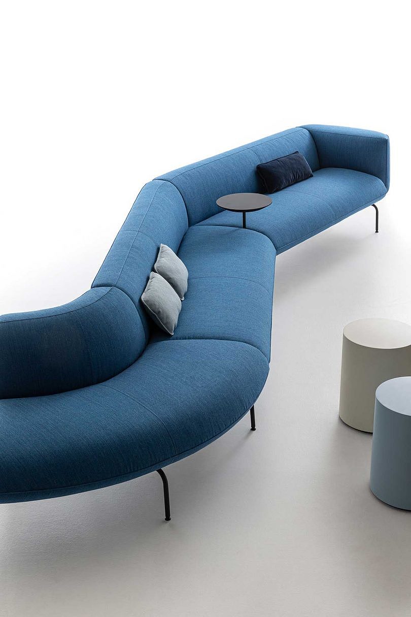 Combined sofa bed，LucidiPevere，Modular seat system，