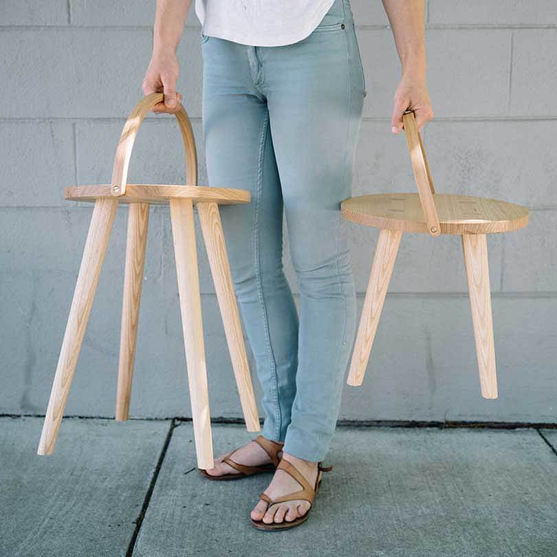 Bucket stool，Curved wooden handle，White wax wooden stool，Single bucket stool，Double bucket stool，Stepped bucket stool，Long barrel stool，