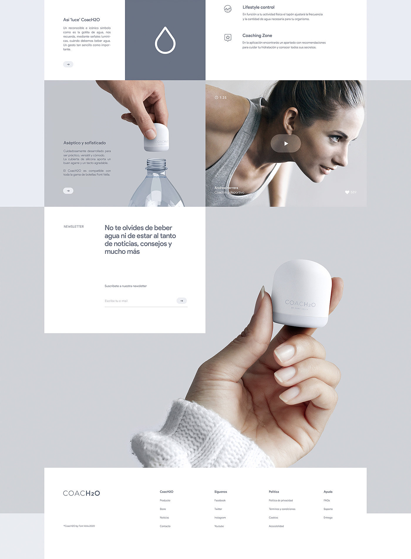 water，app，Web Design ，Brand promotion，