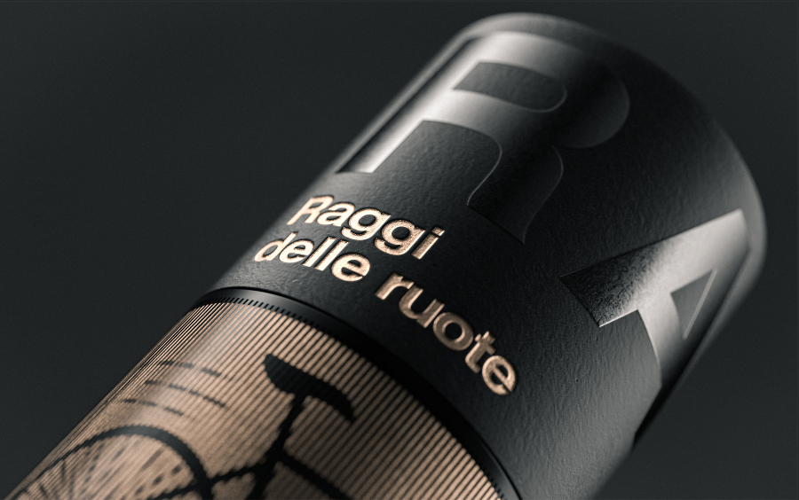 Black spaghetti，Bicycle banner shape，cylindrical shape，High end products，Pasta manufacturer Rana，