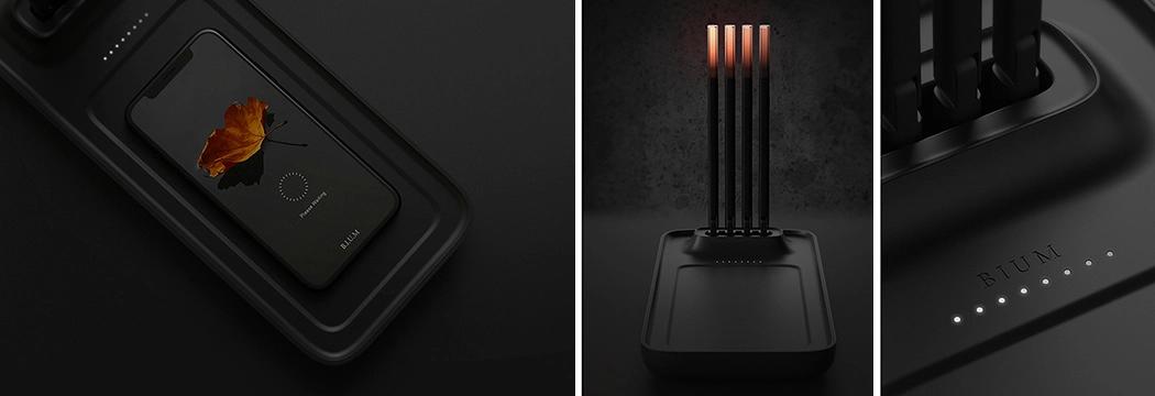 WiFi router，wireless charger ，Bronze award of Asian Design Competition，Luminous antenna，