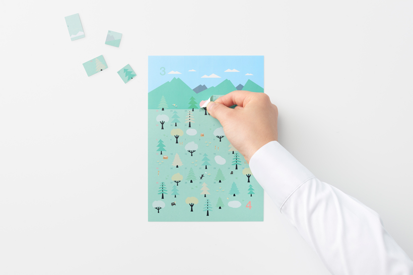 Sticker，Sato Da，Calendar design，