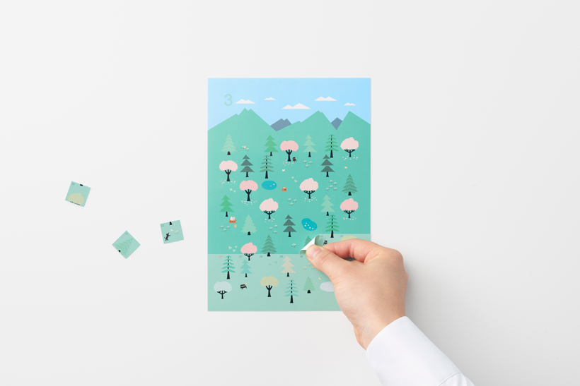 Sticker，Sato Da，Calendar design，