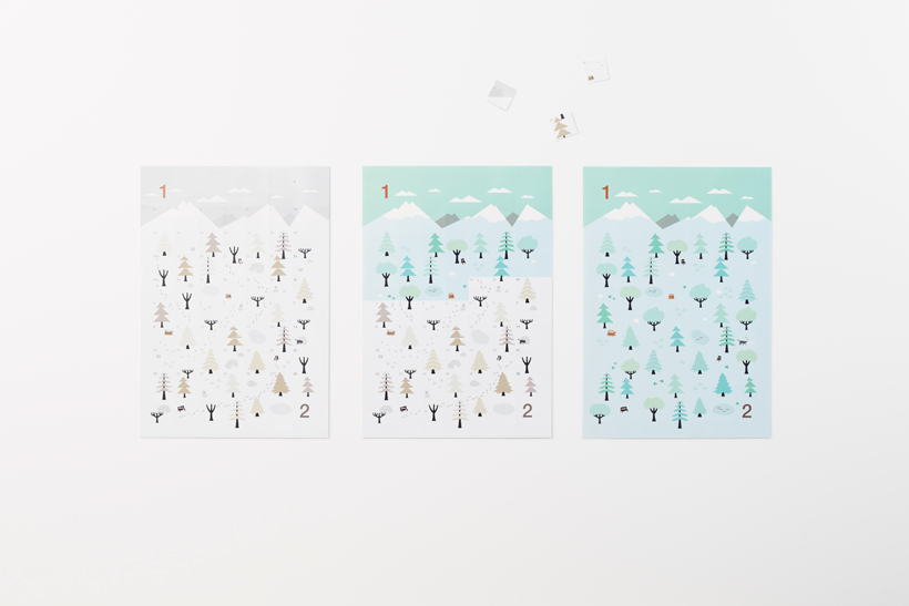 Sticker，Sato Da，Calendar design，