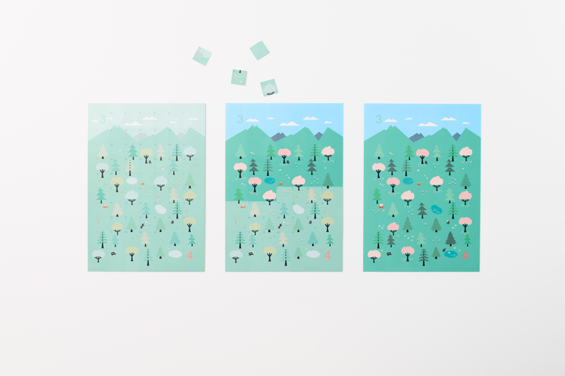 Sticker，Sato Da，Calendar design，